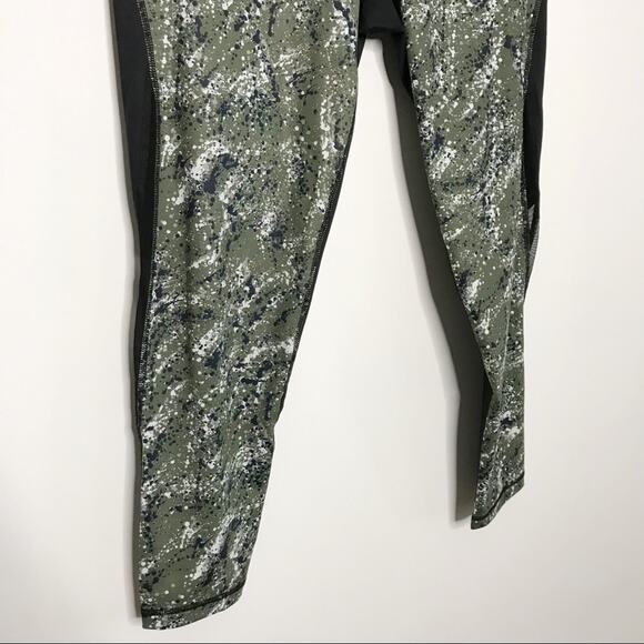 New Alala Large L Heroine Tight Olive Paint Green Black Leggings High Waist - Picture 4 of 8